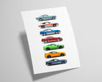 Mustang Generations (1964-2025)
